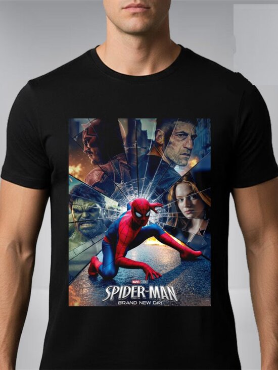 Melanie S Tops - Spider Man Brand New Day New Poster Marvel Studios Unisex T-Shirt  287